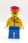 Lego Minifigures - Mieszkaniec Pracownik Kolei Konduktor / City WADA