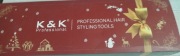 K&K QY-1123 PROSTOWNICA DO WŁOSÓW 2W1 TYTANOWA 230°SZYBKIE NAGRZEWANIE 