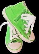 Zielone wysokie Trampki na kostkę sznurowane dziecięce 29 (18,5 cm)