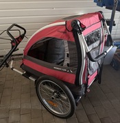 Przyczepka rowerowa Nordic Cab czerwony