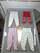 Zestaw 4 szt. Śpioszki Dziecięce Rozmiar 68-74