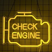 Lampa LED neonowa CHECK ENGINE