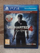 Gra PS4 Uncharted 4 Kres Złodzieja PlayStation 4 dwustronna okładka