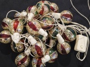 Piękne Lampki choinkowe kolekcjonerskie światełka na choinkę vintage prl