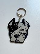 Breloczek do kluczy bulterier, pitbull, amstaff