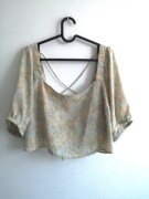 L crop top odkryte plecy H&M 