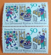 Niemcy DB znaczki 1980 # 1063** Uprawa i zbiór dwójka pionowa 