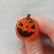 Broszka "Dynia", prezent, na urodziny, Halloween 