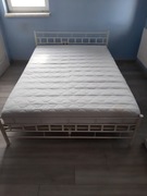 Łozko metalowe `140 x 200 plus materac grubosc 200 mm