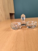 Kabaret. Szklany sól pieprz solniczka pieprzniczka 