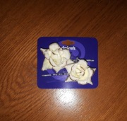 Wsuwki spinki Claire's kwiatki nowe