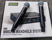 podwójny zestaw mikrofonów bezprzewodowych system SHURE AD4D