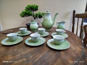 Serwis Zestaw kawowy porcelana (DPRK) Koreańskiej Republiki Ludowo-Demokrat