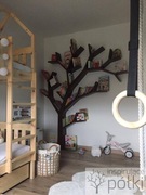 Półka JAK DRZEWO, oryginalna półka na książki