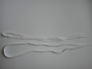 SZNUROWADŁA DO BUTÓW BIAŁE - 75 CM