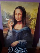 Plakat Dama z Jointem 