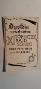 stara pamiątka górnicza dyplom pttk kopalnia bobrek