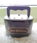 Metalowa Stara pancerna skarbonka 