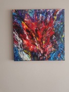 Obraz akryl na płótnie "Wściekłość Artysty"