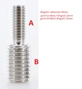 SZPILKA REDUKCYJNA M6 NA M4 INOX-10SZT