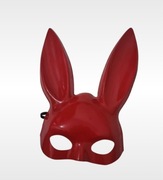 Czerwona maska krolik playboy