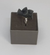 QULA, Pierścionek 3D Wiktoria, ciemnoszary