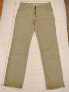 Wrangler Greensboro 803 Dark Tea spodnie męskie materiałowe regular W32 L32