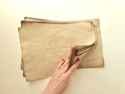 Papier do korespondencji, Papier postarzany kawą