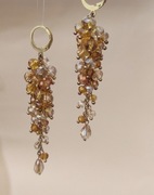 Kolczyki długi z koralikow