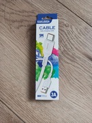 Kabel do ładowania kakusiga type-C usb a - usb typ C 3A 100cm biły white