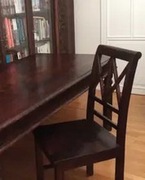 Krzesła drewniane kolonialne w stylu indyjskim