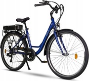 Rower elektryczny damski 28" 250W do 80km SHIMANO miejski
