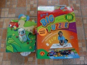 Big Puzzle Alexander 2x12 elem. (lokomotywa i samochód)