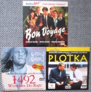 1492 Bon Voyage Plotka Gerard Depardieu 3 x DVD Kino francuskie i inne