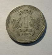 329. Indie 1 rupia 1985 rok
