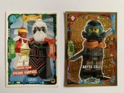 2x karta Lego Ninjago - limitowana ed. Abyss Cole + Prime Empire