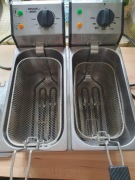 FRYTOWNICA ELEKTRYCZNA PODWÓJNA(2X5L.)ROLLER GRILL