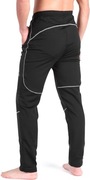 INBIKE Męskie spodnie rowerowe, zimowe, wiatroszczelne, długie rozmiar L/XL