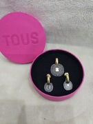 Tous kolczyki nowe zestaw