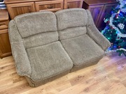 Sofa dwuczęściowa używana, gruby i mocny materiał