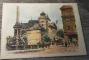 Warszawa - Stare Miasto, Plac Zamkowy z 1956
