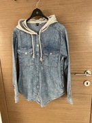 Bluza kurtka jeansowa z kapturem 36 s h&m