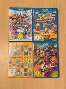Zestaw gier WiiU Mario Maker, Splatoon, Smash Bros, Yoshi’s Woolly World