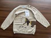 Sweter Mayoral beżowy 98 sweterek bluza pies