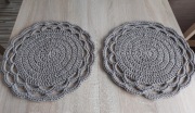 Podkładki stołowe ze sznurka bawełnianego