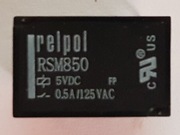 Przekaźnik RM850  5VDC.   Przekaźnik jest polaryzowany i monostabilny