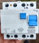 Wyłącznik różnicowoprądowy 40A 3+N 6kA typ A