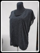 Bluzka koszulka t-shirt cienka półprzezroczysta lekka 40 L i 42 XL