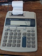 vintage Texas Instruments dwu-kolorowa drukarka