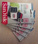 Karta pamięci SanDisk Ultra 32GB A1 plus adapter 5 sztuk